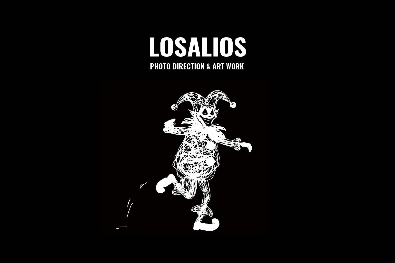 黒い背景にメインキャラクター「ダンシングジョーカー」のイラスト